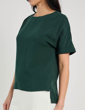 Blusa Contempo manga corta para mujer
