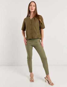 Blusa Contempo manga corta para mujer