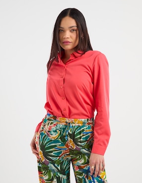 Blusa Contempo manga larga para mujer