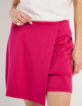 Falda short corto Contempo a la cintura