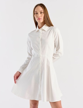 Vestido arriba de la rodilla casual Contempo para mujer
