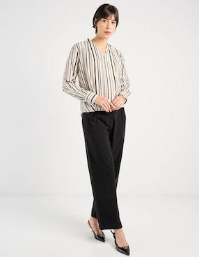 Blusa Contempo manga larga para mujer
