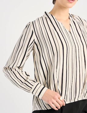 Blusa Contempo manga larga para mujer
