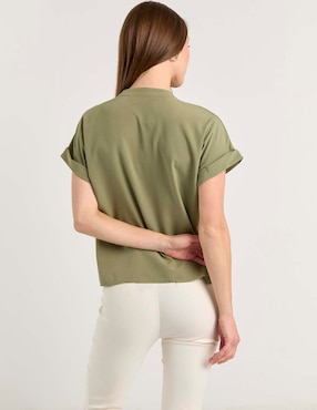Blusa Contempo manga corta para mujer