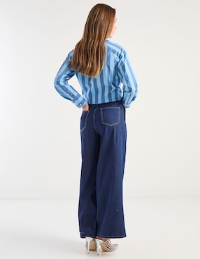 Jeans amplio Contempo para mujer