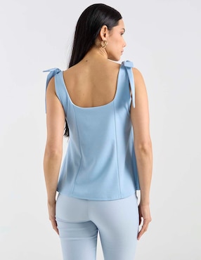 Blusa de tirantes Contempo para mujer