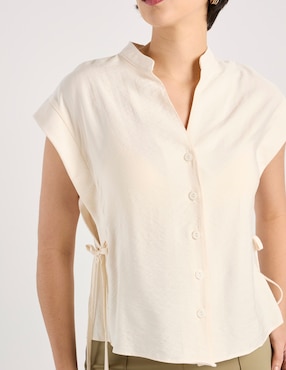 Blusa Contempo manga corta para mujer