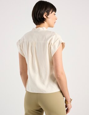 Blusa Contempo manga corta para mujer