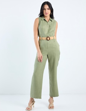 Jumpsuit Contempo estampado jaspeado para mujer