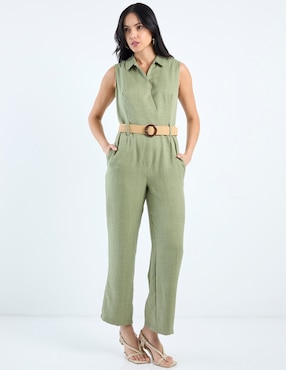 Jumpsuit Contempo estampado jaspeado para mujer