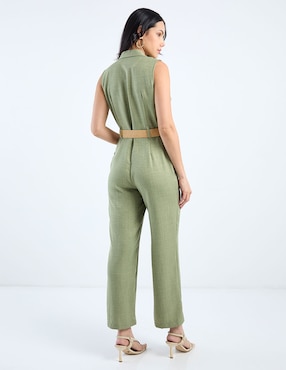 Jumpsuit Contempo estampado jaspeado para mujer