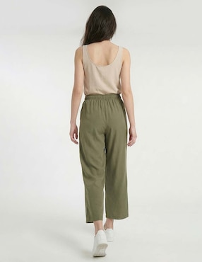 Pantalón relaxed Contempo amplio para mujer