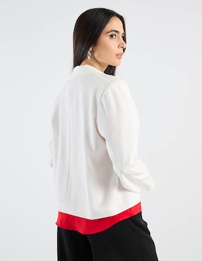 Saco casual Contempo para mujer