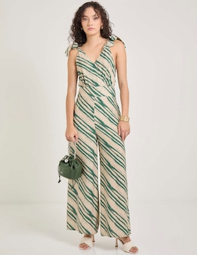 Jumpsuit Contempo estampado animal print para mujer