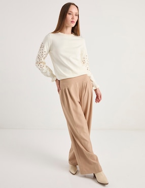 Pantalón Contempo amplio para mujer