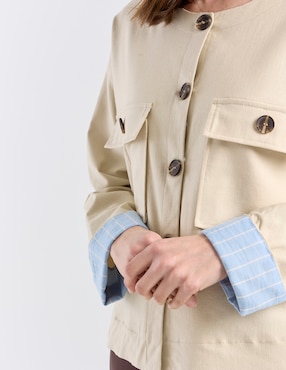 Saco casual Contempo para mujer