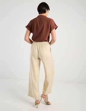 Pantalón relaxed Contempo amplio para mujer