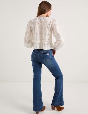 Jeans bota Contempo para mujer