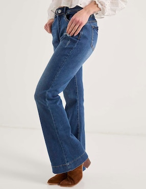 Jeans bota Contempo para mujer