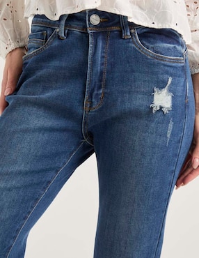 Jeans bota Contempo para mujer