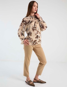 Blusa Contempo manga larga para mujer
