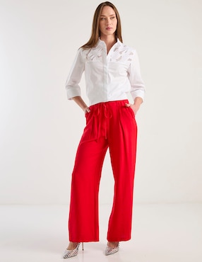 Pantalón Contempo straight para mujer