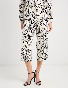 Pantalón capri Contempo amplio para mujer