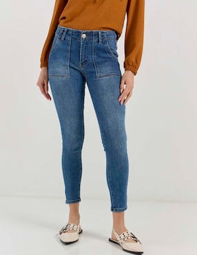 Jeans skinny Contempo para mujer