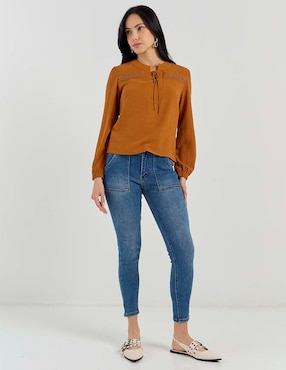 Jeans skinny Contempo para mujer