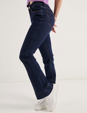 Jeans flare Contempo para mujer