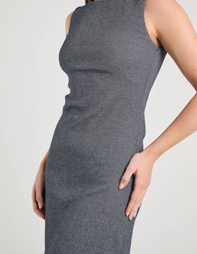 Vestido arriba de la rodilla casual Contempo para mujer
