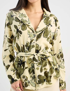 Blusa Contempo manga larga para mujer