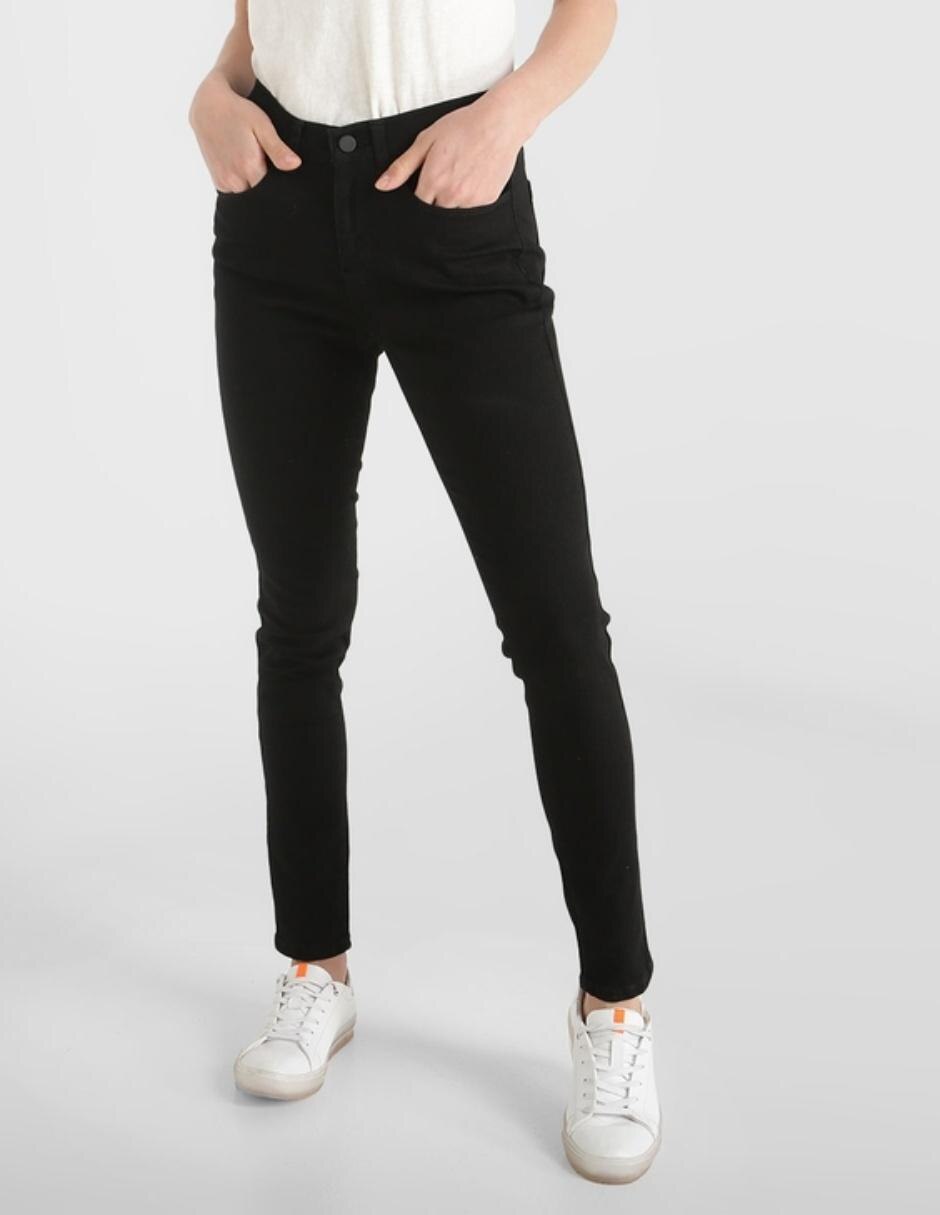 Jeans skinny Contempo corte cintura para mujer en SB