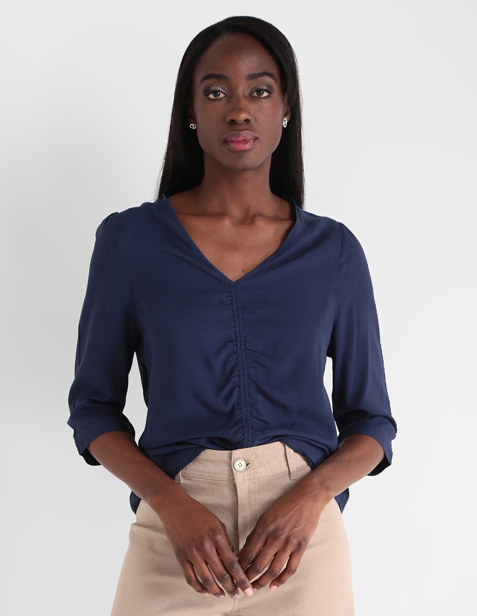 Blusa Contempo manga 3/4 en SB
