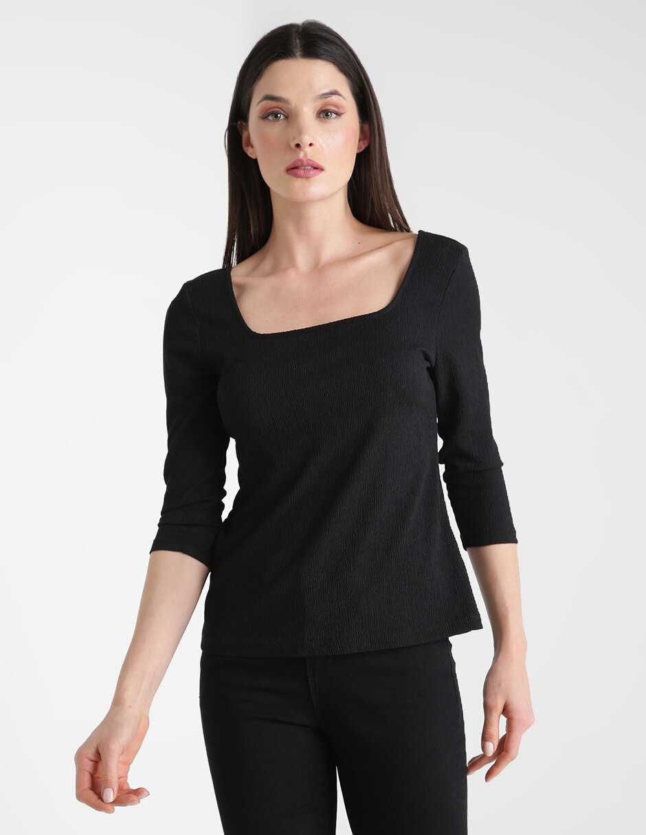 Blusa Contempo manga 3/4 en SB