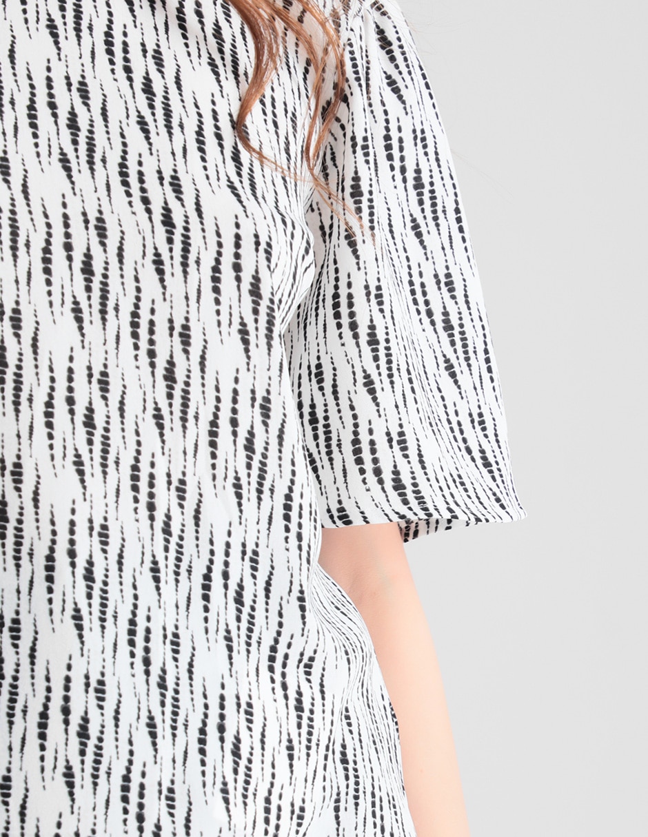 Blusa manga corta para mujer 4