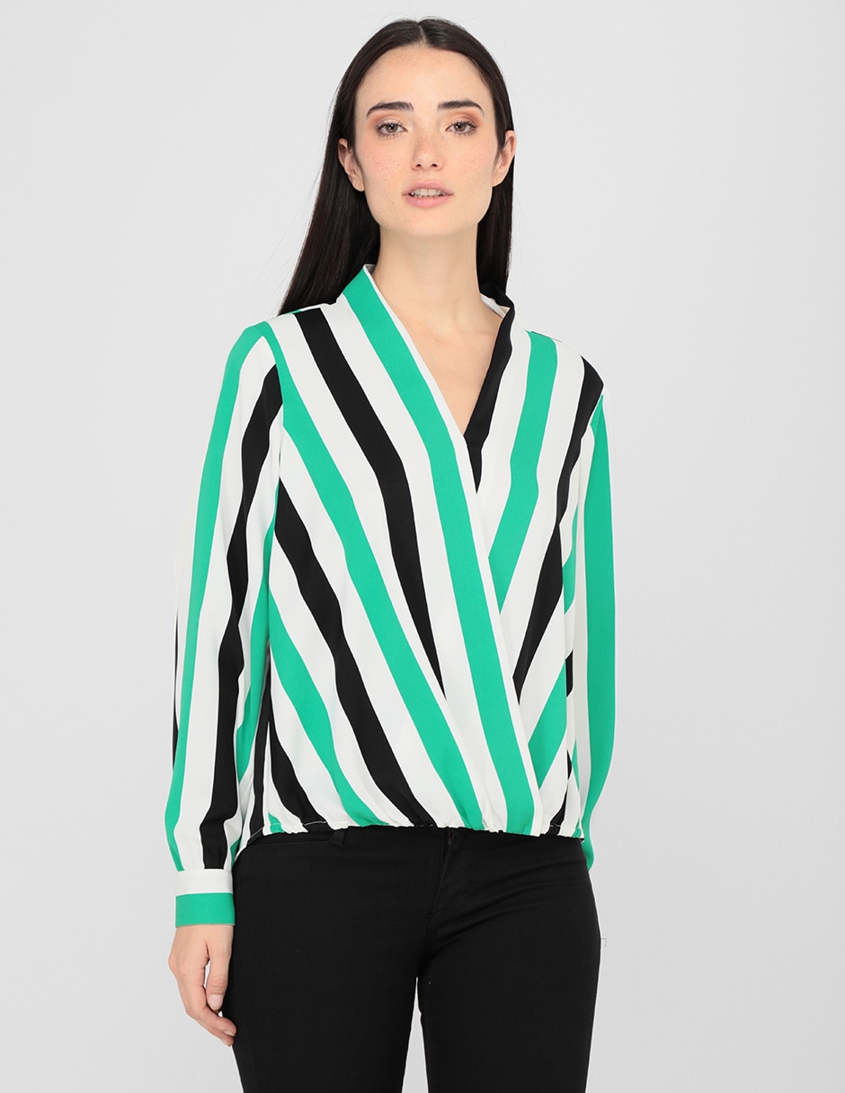 Blusa manga larga para mujer 1