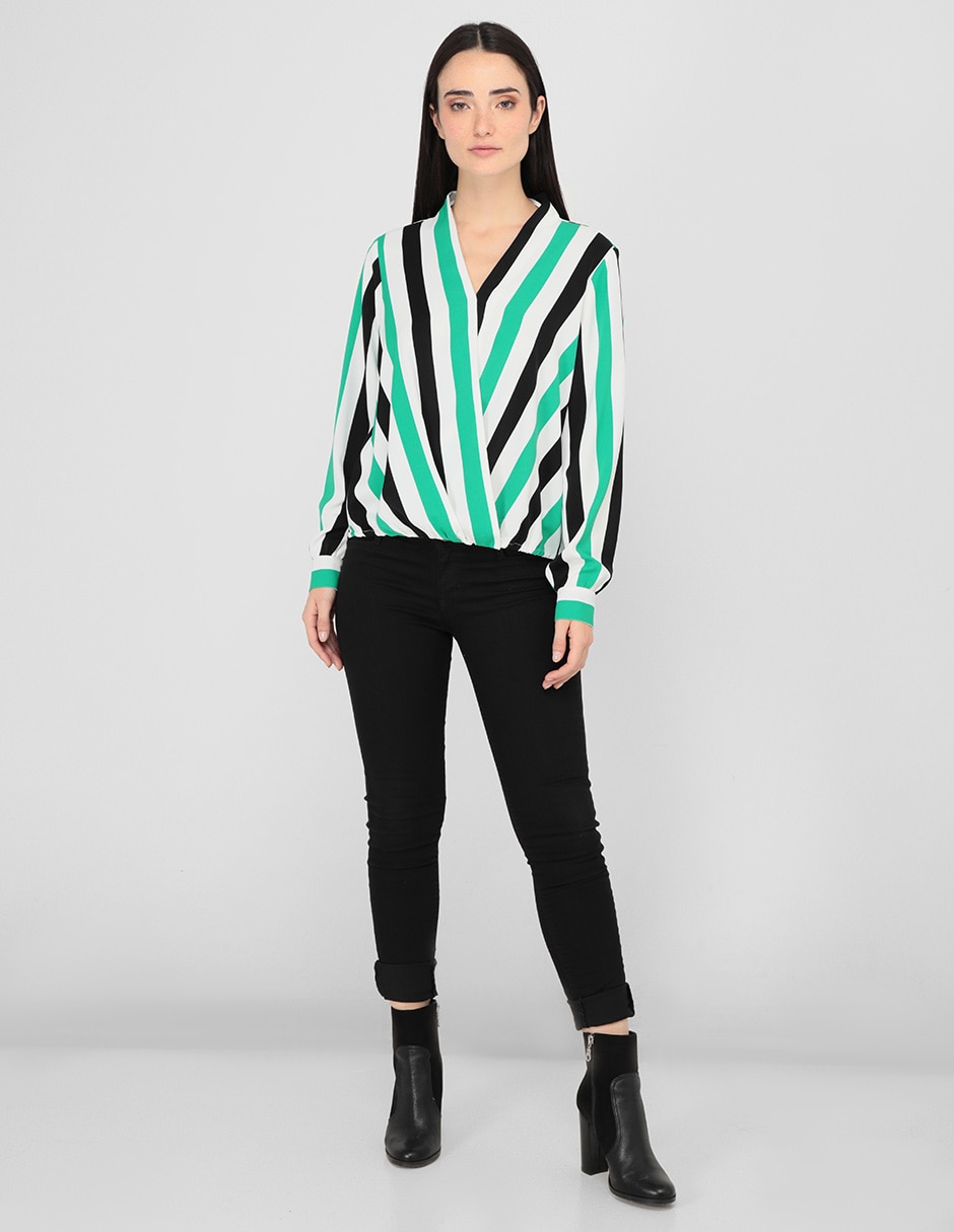 Blusa manga larga para mujer 3