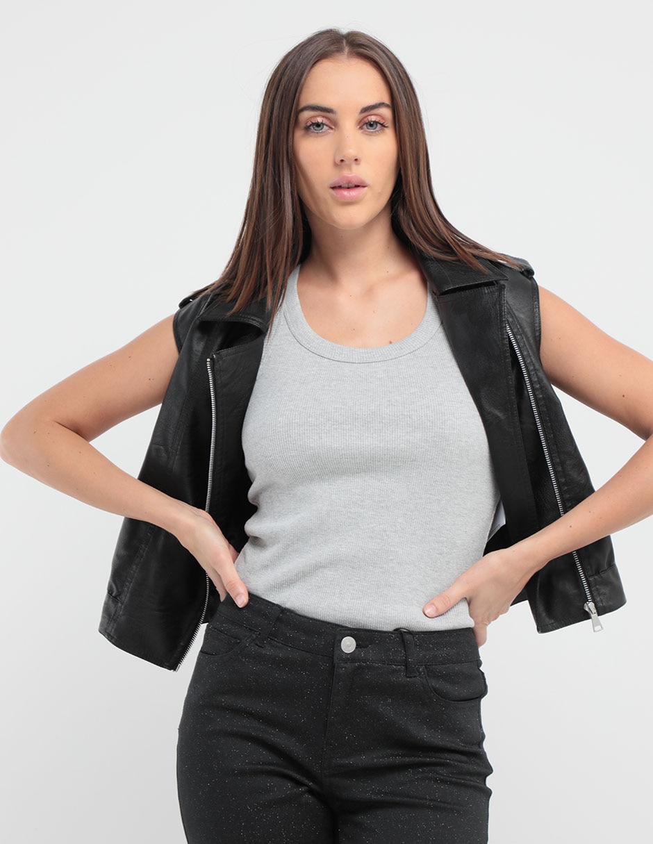 Playera cuello redondo para mujer