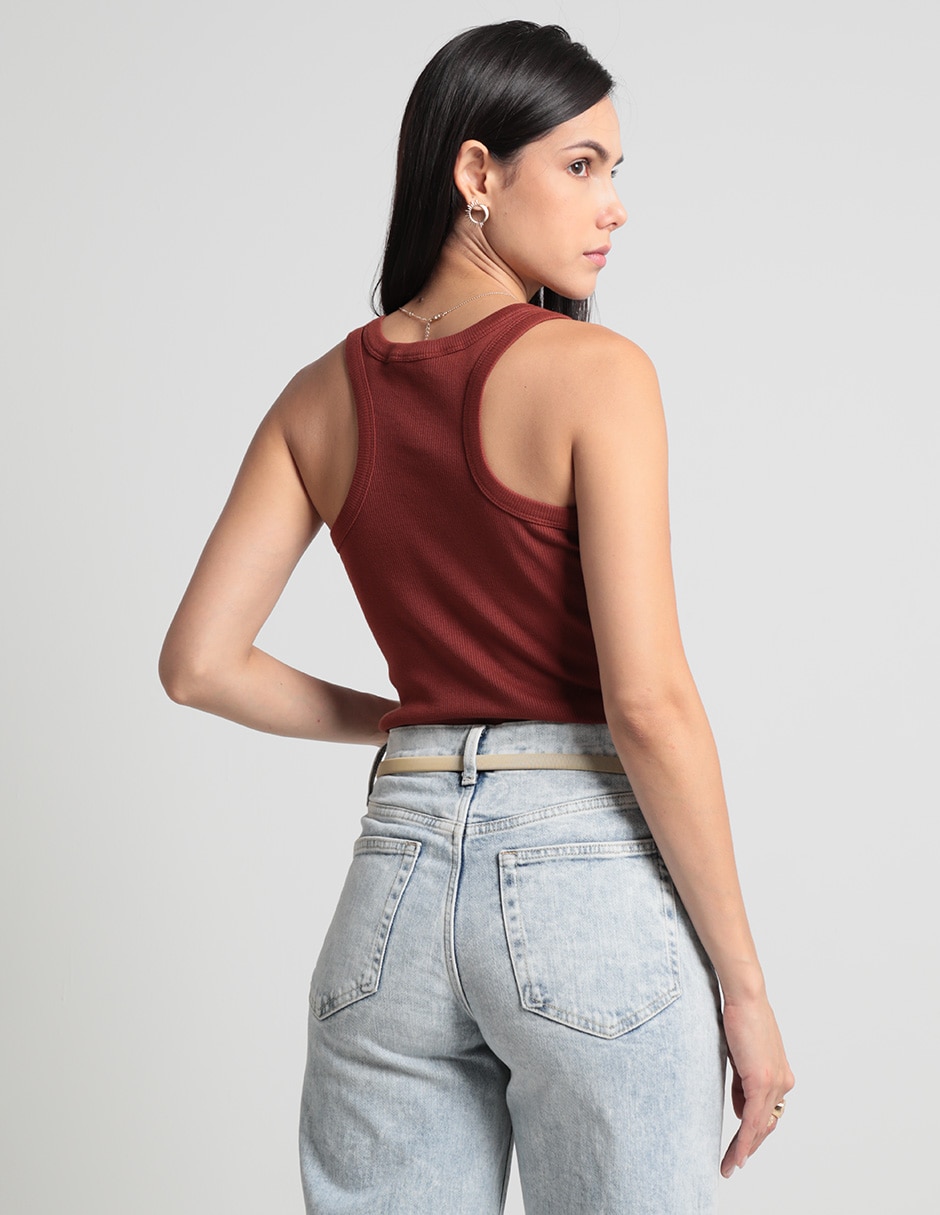 Playera cuello redondo para mujer 2
