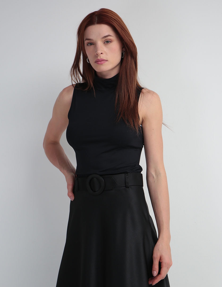 Blusa sin manga para mujer