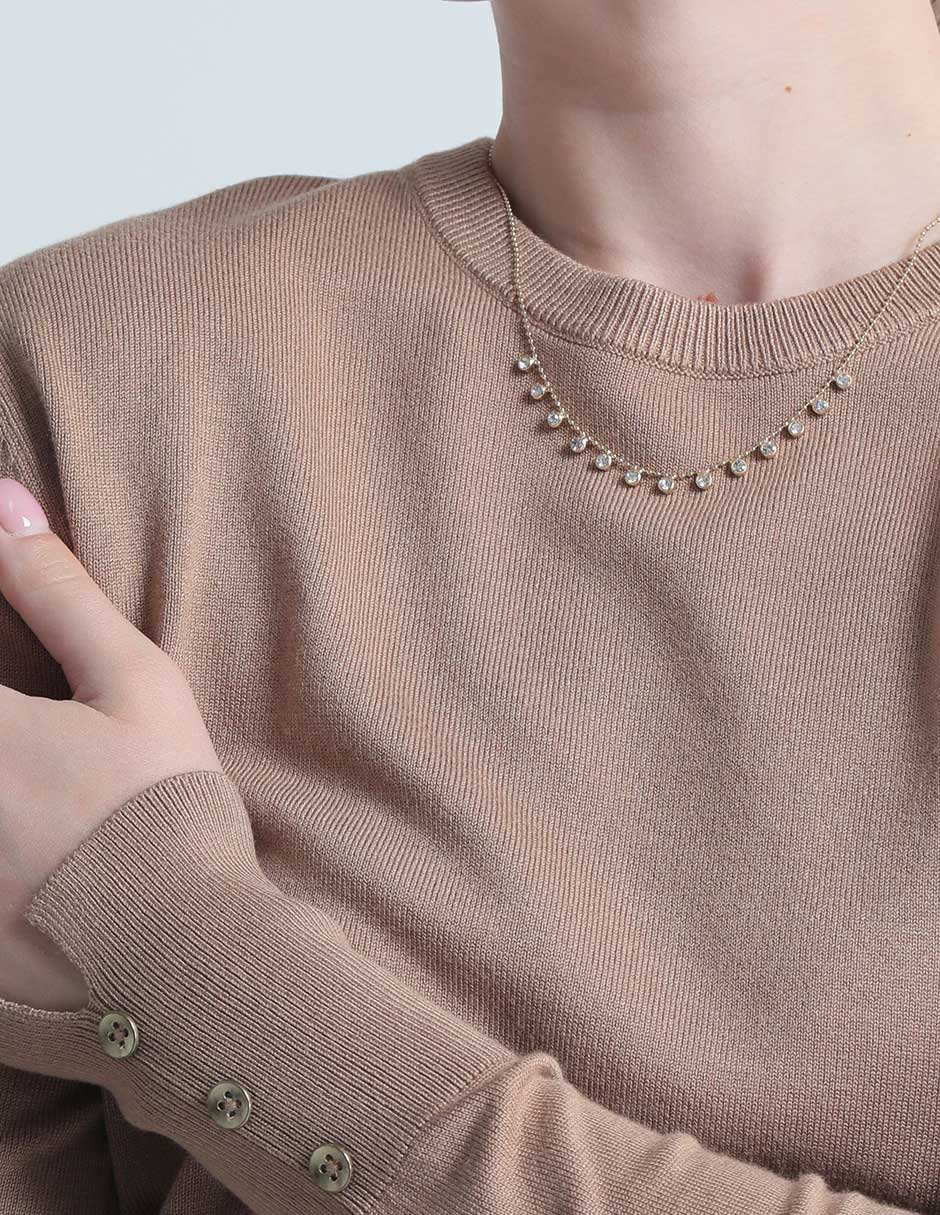 Suéter cuello redondo para mujer 4