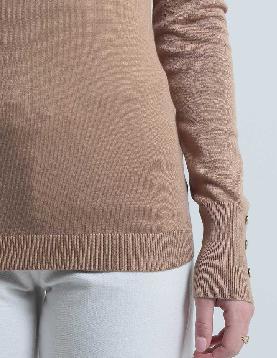 Suéter cuello redondo para mujer 5