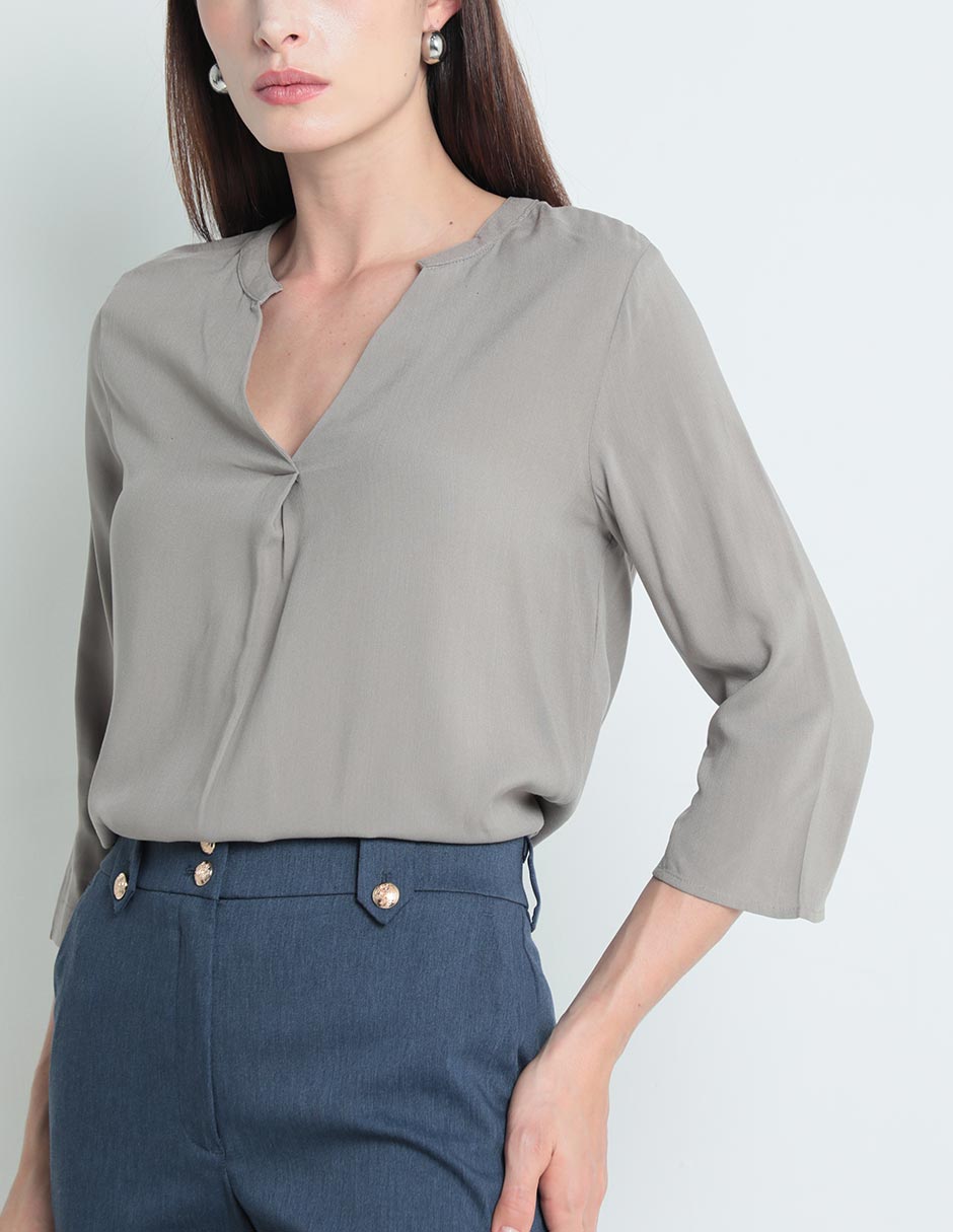 Blusa manga 3/4 para mujer 4