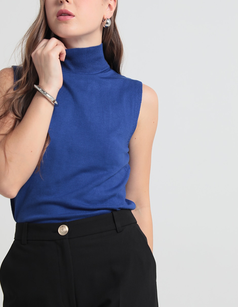 Blusa sin manga para mujer 4