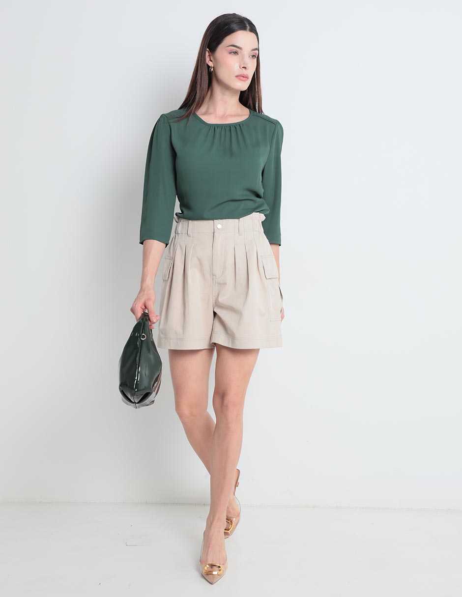 BLUSA CONTEMPO, M, SYCAMORE LISO M LARG