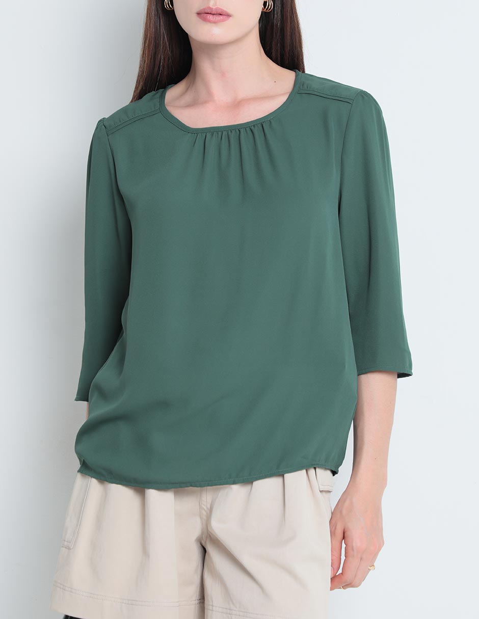 BLUSA CONTEMPO, M, SYCAMORE LISO M LARG