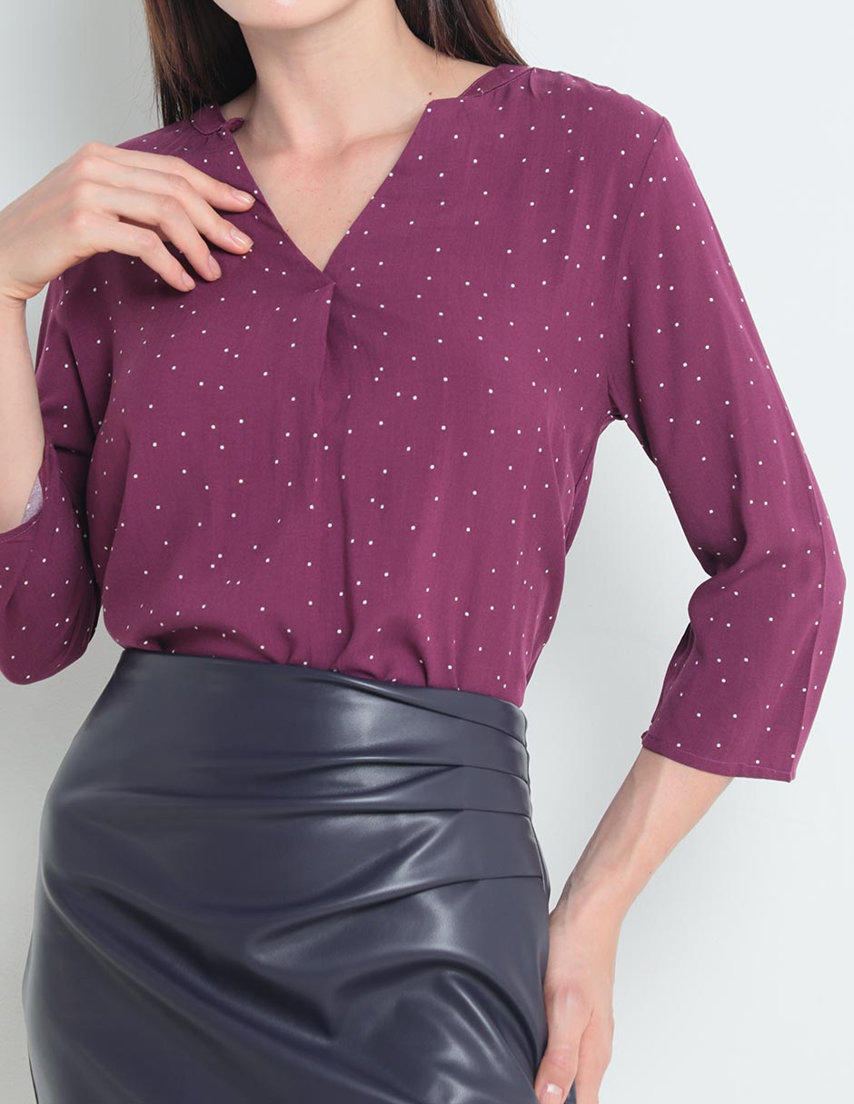 Blusa manga 3/4 para mujer 4