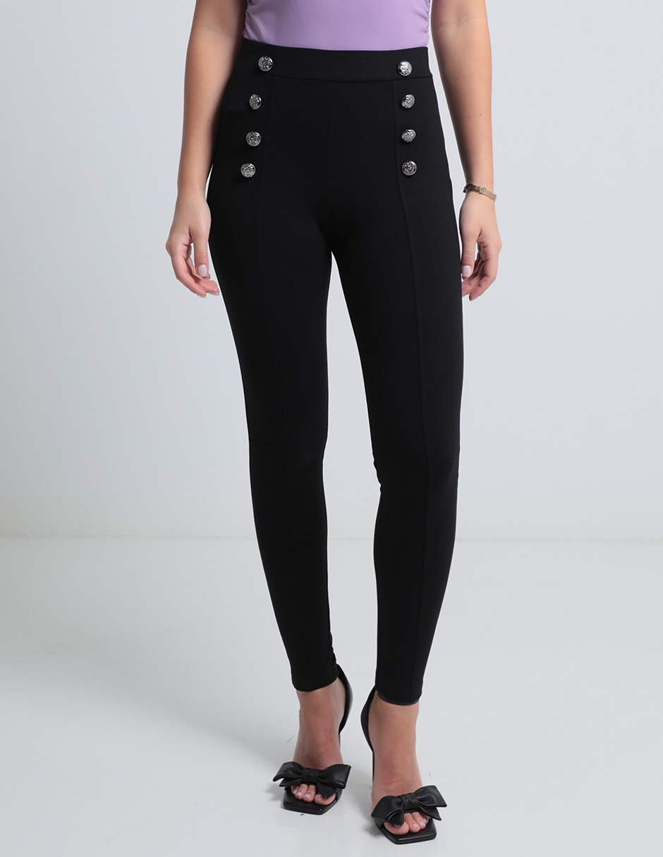 Legging a la cintura con elástico para mujer