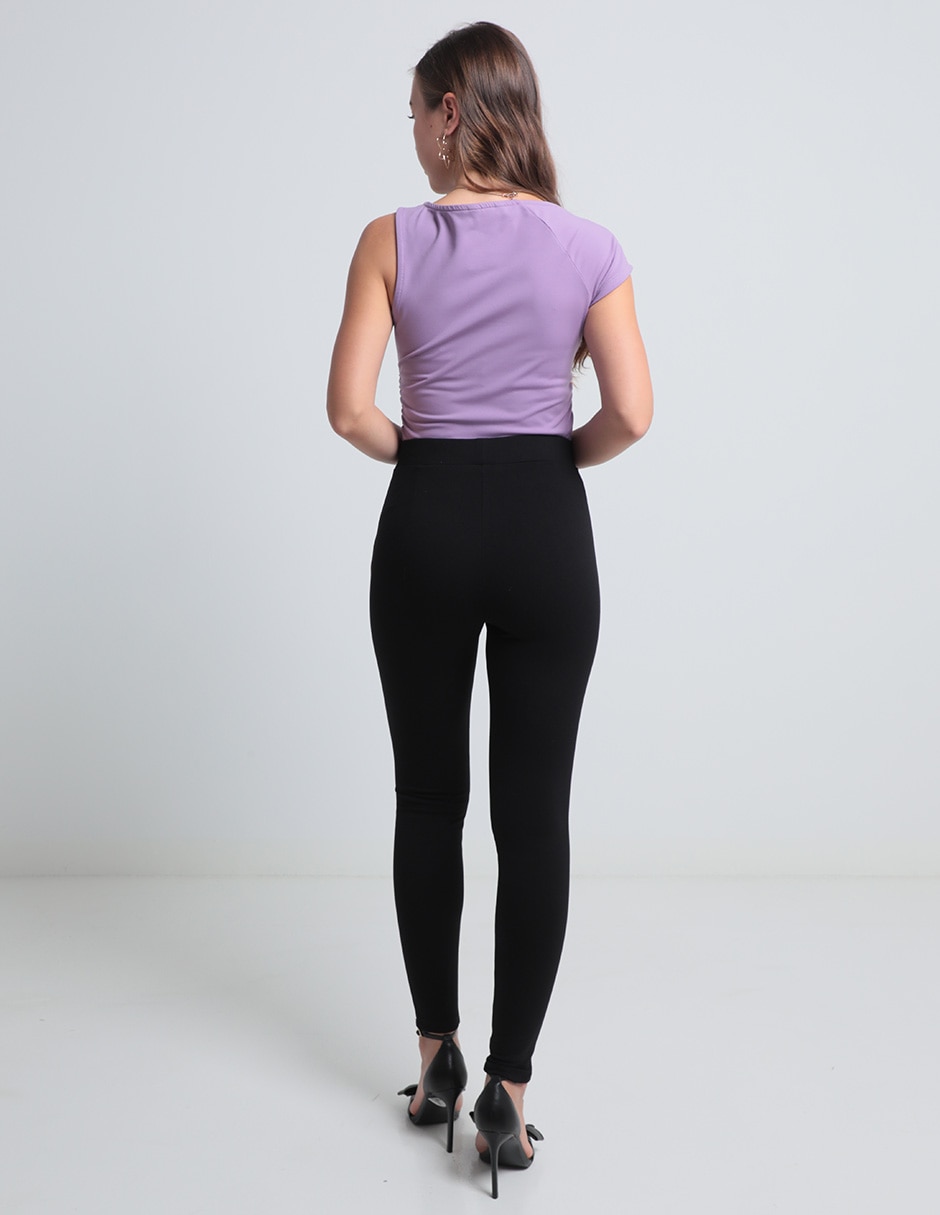 Legging a la cintura con elástico para mujer 2